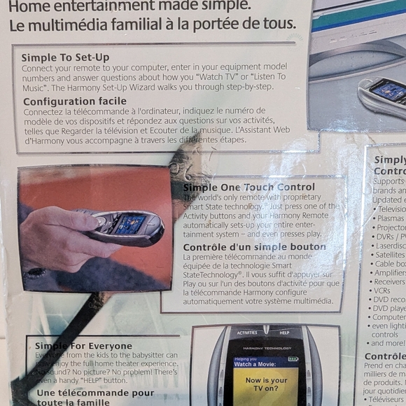 Logitech Harmony 880 Advanced Universal Remote New in Box - Picture 9 of 14